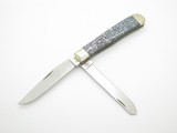 2019 Case XX 106254 Trapper Silver Stardust Kirinite Handle Folding Pocket Knife