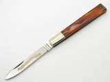 Vtg Parker Cut C Brown Swirl Celluloid Doctor Physician Folding Knife Seki Japan