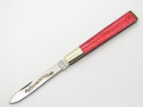 Vtg Parker Cut Co Red Glitter Doctor Physician Folding Pocket Knife Seki Japan