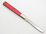 Vtg Parker Cut Co Red Glitter Doctor Physician Folding Pocket Knife Seki Japan