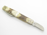 Vtg '80s United Cutlery UC427 Scrolled Whittler Stag Handle Folding Pocket Knife