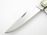 2022 Moore Maker 5202 USA Trapper Yellow Handle Folding Pocket Knife