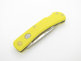 Vintage Moore Maker 3102LB USA Yellow Handle Lockback Folding Pocket Knife