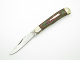 Vintage Frost Cutlery Seki Japan Wood Handle Bullet Trapper Folding Pocket Knife