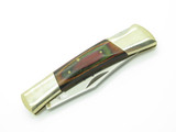 Vintage '80s Frost Cutlery Seki Japan Barracuda Wood Handle Folding Pocket Knife