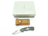 Vintage Zippo USA Mack Trucks Folding Lockback Pocket Knife & Sheath in Box