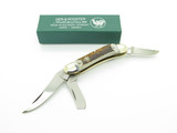 Bertram Hen & Rooster Sowbelly Solingen Germany Stag Handle Folding Pocket Knife