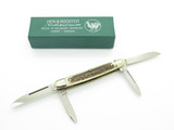 Vtg Bertram Hen & Rooster Congress Solingen Germany Stag Folding Pocket Knife