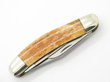 Vtg Parker Seki Japan 5 Blade Bone Sowbelly Folding Pocket Knife & Box