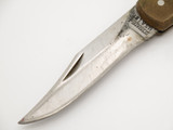 Vintage Schrade USA LB-7 Wood Handle Folding Hunter Lockback Knife