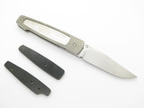 Vintage Custom Barry Wood Mike Irie USA 4.5" Unfinished Folding Pocket Knife