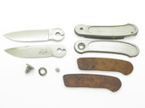 Vintage PCC Pacific Cutlery Barry Wood Swinglock Knife (Partially Completed #8)