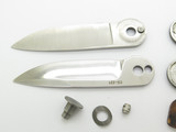 Vintage PCC Pacific Cutlery Barry Wood Swinglock Knife (Partially Completed #8)