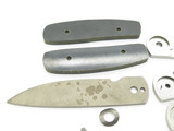 Vintage Barry Wood Mike Irie USA Folding Swinglock Knife (Incomplete Parts)