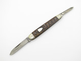 Antique 1878-1931 Hammer Brand NY Knife Co Walden Jigged Bone Folding Knife