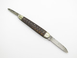 Antique 1878-1931 Hammer Brand NY Knife Co Walden Jigged Bone Folding Knife