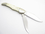 Vtg Parker Custom Series Seki Japan Bone Big Folding Hunter Trapper Knife