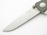 Vtg SOG Twitch II Green Aluminum Handle Assisted Folding Lockback Pocket Knife