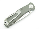 Vtg SOG Twitch II USA Green Aluminum Handle Assisted Folding Pocket Knife