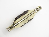 VINTAGE 1980 PARKER SEKI JAPAN USA CIVIL WAR STAG FOLDING HUNTER CLASP KNIFE