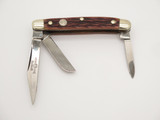 Vtg Boker Tree Brand Solingen Germany Stockman Jigged Bone Folding Pocket Knife
