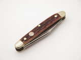 Vtg Boker Tree Brand Solingen Germany Stockman Jigged Bone Folding Pocket Knife