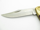 Vtg Schrade Uncle Henry USA LB7 Wood Bearpaw Lockback Folding Pocket Knife