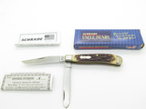 Vintage Schrade Uncle Henry 285UH USA Trapper Stag Delrin Folding Pocket Knife