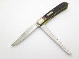 Vintage Schrade USA 97OT Buzzsaw Saw Trapper Delrin Handle Folding Pocket Knife
