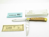 Vintage Schrade USA SDU296 Ducks Unlimited Wood Trapper Folding Pocket Knife