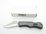 Vintage Schrade AP55 Ireland Gray/Black Handle Lockback Folding Pocket Knife