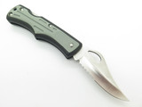 Vintage Schrade AP55 Ireland Gray/Black Handle Lockback Folding Pocket Knife
