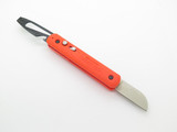 Colonial Knife Corp. USA Orange Handle Black Bld. Escape Multi Tool Pocket Knife