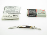 Vtg Schrade Uncle Henry USA 804UH Journeyman Delrin Stag Folding Pocket Knife