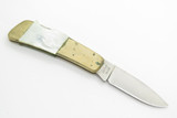 Vtg Kershaw Kai 5300 Seki Japan Pearl Folding Lockback Pocket Knife (Unfinished)
