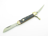 Vintage Rough Rider RR2386 Black Micarta Marlin Spike Rigging Folding Knife