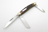 Vtg 1980s Schrade 34OT USA Old Timer Stockman Folding 3 Blade Pocket Knife