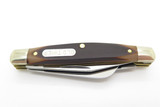 Vtg 1980s Schrade 34OT USA Old Timer Stockman Folding 3 Blade Pocket Knife