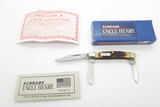 Vintage Schrade Old Timer USA 807UH Delrin Handle Stockman Folding Pocket Knife