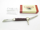 Vintage Camillus USA Delrin Handle Marlin Spike Sailor Rigging Folding Knife