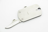 G Sakai Seki Japan Military ID Dog Tag Multi Tool Folding Pocket Neck Knife