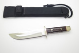 Vintage AG Russell 2000 Tak Fukuta Ebony Seki Japan Fixed Bowie Hunting Knife