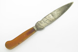 Vtg 1833-1933 Chicago Commemorative World Fair Green Duck Letter Opener Knife