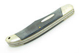 Vintage c. 1980 Buck 317 USA Trail Blazer Black Handle Folding Hunter Knife