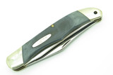 Vintage c. 1980 Buck 317 USA Trail Blazer Black Handle Folding Hunter Knife