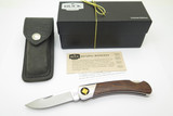 2015 Buck 500 Duke Wood Diamond Poker Card Limited Folding Lockback Pocket Knife