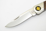 2015 Buck 500 Duke Wood Diamond Poker Card Limited Folding Lockback Pocket Knife