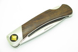 2015 Buck 500 Duke Wood Diamond Poker Card Limited Folding Lockback Pocket Knife