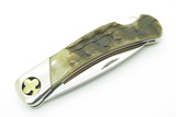 '15 Buck 500 Duke Ram Horn Club Poker Card Limited Folding Lockback Pocket Knife