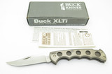 1989 Buck 560 Titanium Xlti Folding Hunter 110 Lockback Knife & Sheath